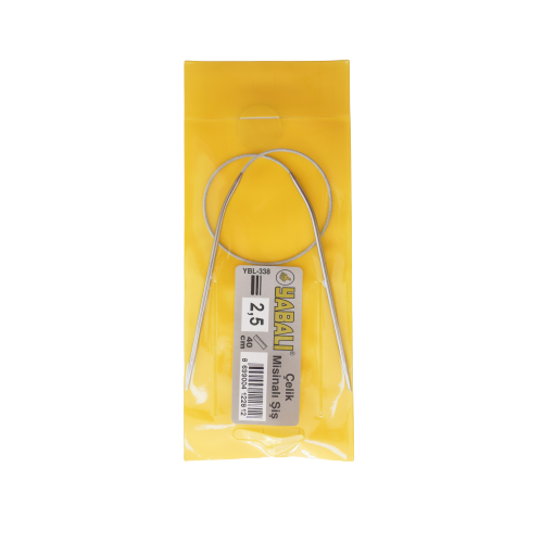2.5mm- 40 cm Yabalı Misinalı Şiş