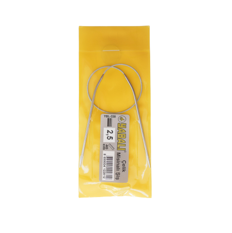 2.5mm- 40 cm Yabalı Misinalı Şiş