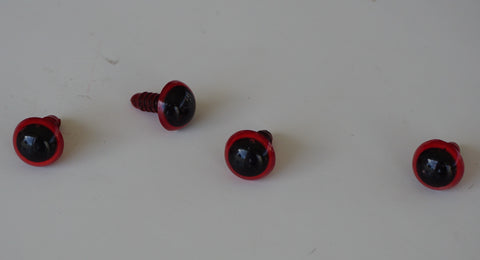 12 mm Kırmızı Amigurumi Göz
