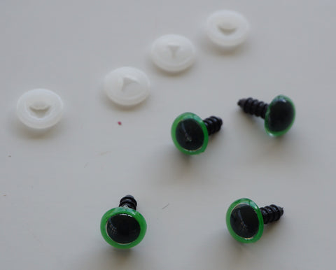 12 mm yeşil Amigurumi Göz