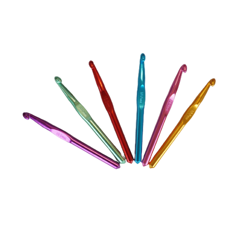Renkli Metal Yün Tığ - 10.00mm