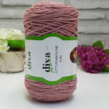 Diva İnce Cotton Makrome Koyu Somon