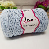 Diva İnce Cotton Makrome 1000 Soft Mavi