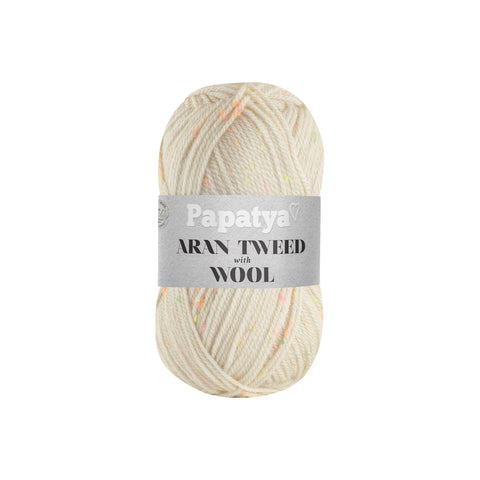 Papatya Aran Tweed With Wool 1900