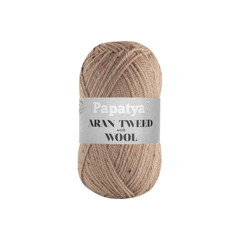 Papatya Aran Tweed With Wool 9340