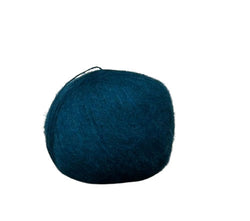 Düz Renk Angora 14-Petrol