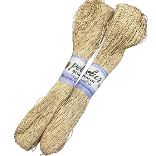 Simli Kağıt İp 06- Krem (Gold Simli)