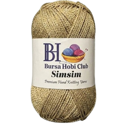 Simsim 02-Karamel (Gold Simli)