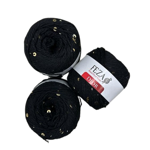 Feza Dior 103-Siyah (Gold Pullu)
