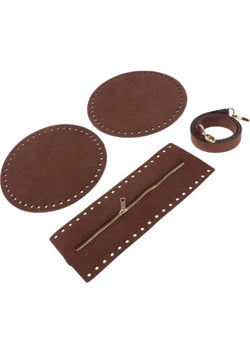 Deri Silindir Set-Kahve