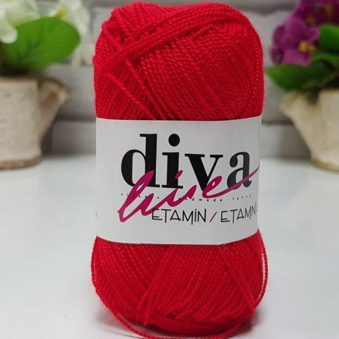 Diva Etamin 15 - Kırmızı