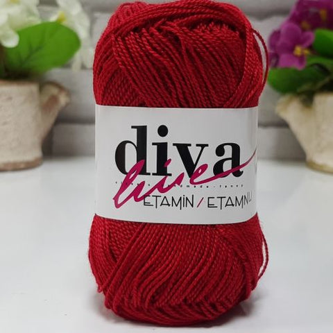 Diva Etamin 16 - Koyu Kırmızı