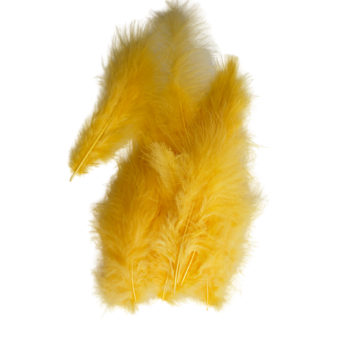 Düş Kapanı Kuş Tüyü - Neon Sarı