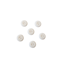 Bebe Düğme Çilek-Beyaz