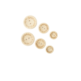 Ahşap Handmade Düğme-02 Orta / 15mm