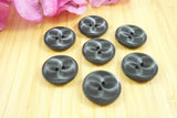 Karma İthal Parlak Düğme Siyah Büyük