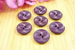 Karma İthal Parlak Düğme Mürdüm Orta