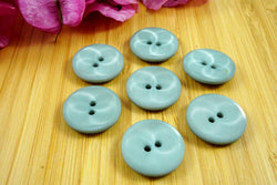 Karma İthal Parlak Düğme Soft Mavi Orta